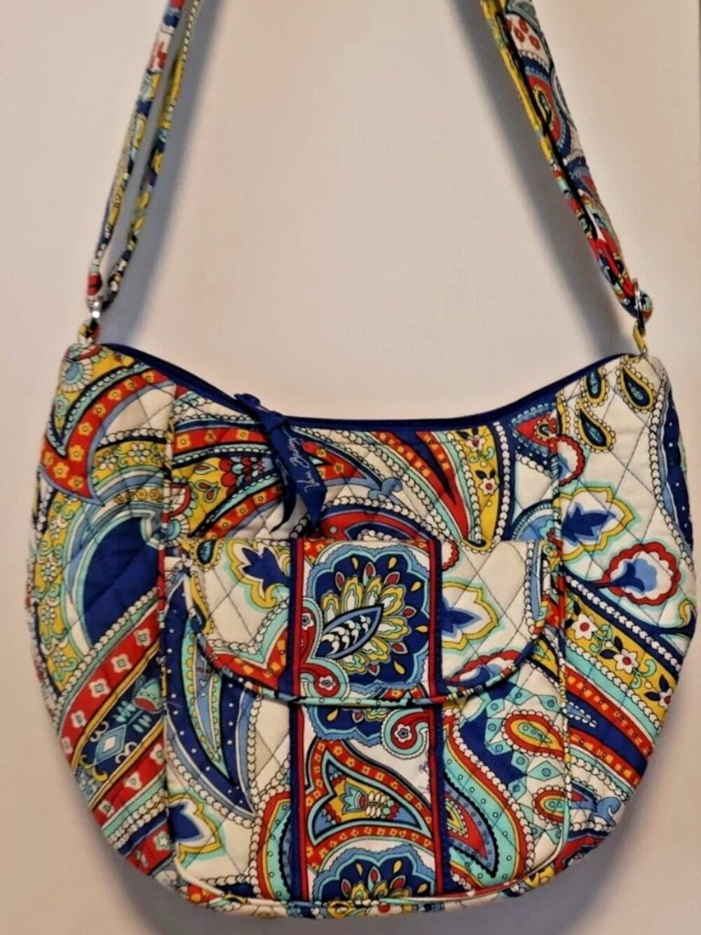 Vera Bradley Purse Marina Paisley Hipster Purse Crossbody Bag Woman's Retired